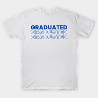 GRADUATED GRADUATED GRADUATED in navy T-Shirt